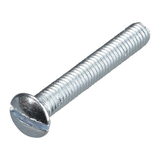 Olympic Fixings M3.5 x 25mm Steel Machine Screws BZP (Pack of 100)