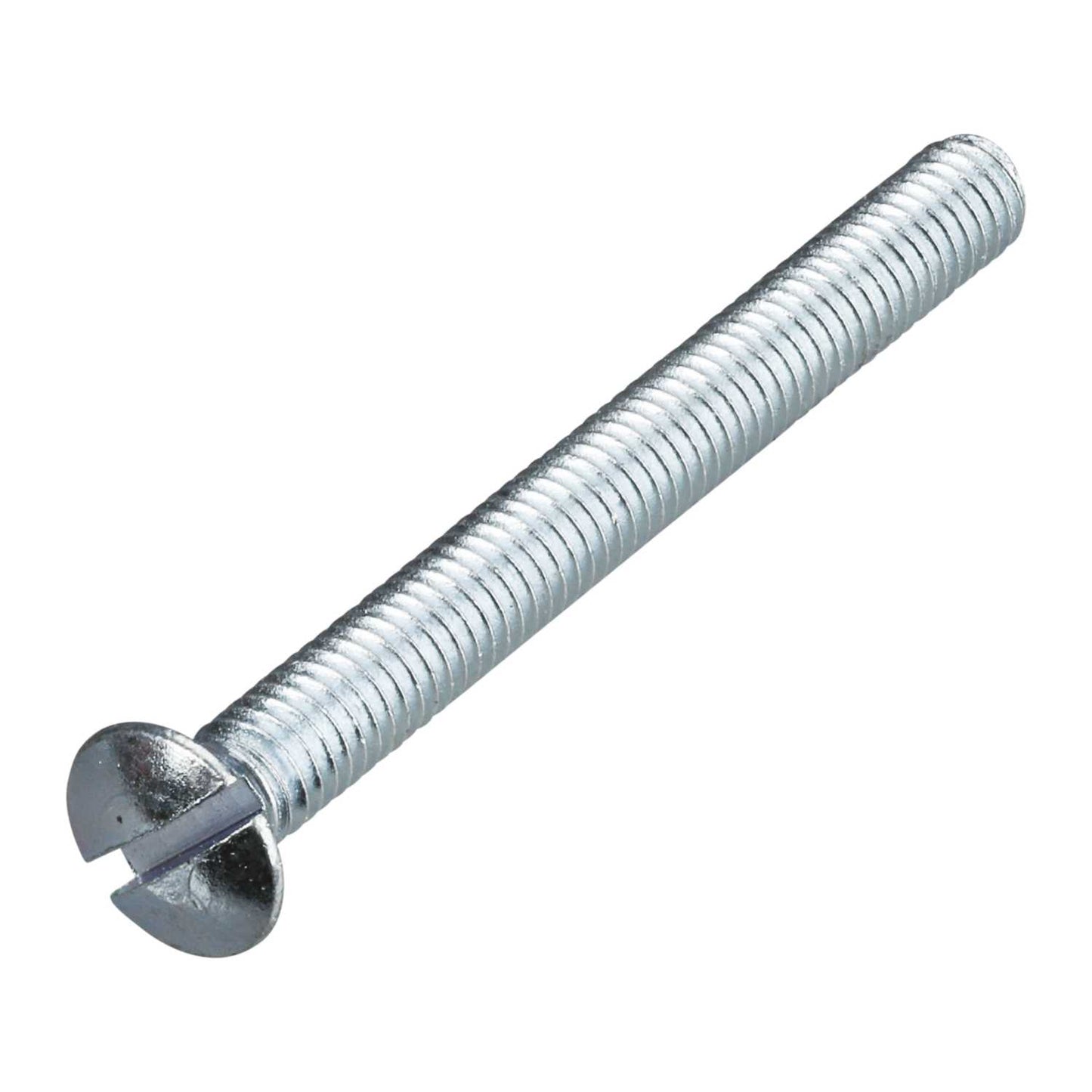 Olympic Fixings M3.5 x 35mm Steel Machine Screw BZP (Pack 100)