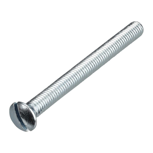 Olympic Fixings M3.5 x 40mm Steel Machine Screws BZP (Pack of 100)