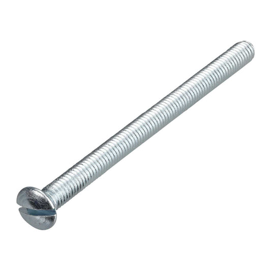 Olympic Fixings M3.5 x 50mm Steel Machine Screw BZP (Pack 100)