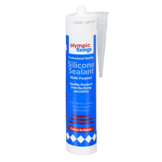 Olympic Fixings C3 Silicone Sealant Clear 310ml