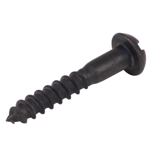 Olympic Fixings 8 x 1 Round Head Slot Woodscrews Black (Pack of 200)