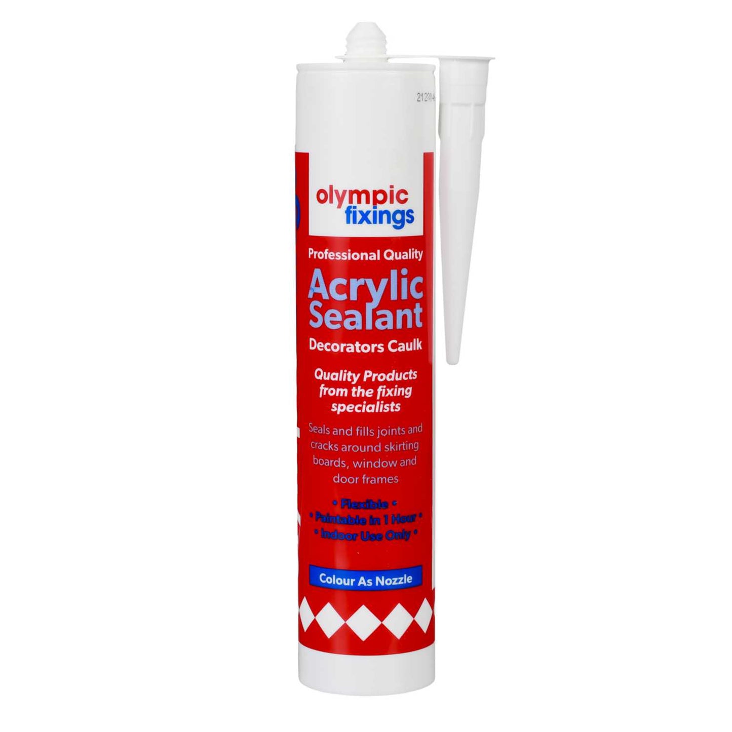 Olympic Fixings Acrylic Decorators Caulk White 310ml