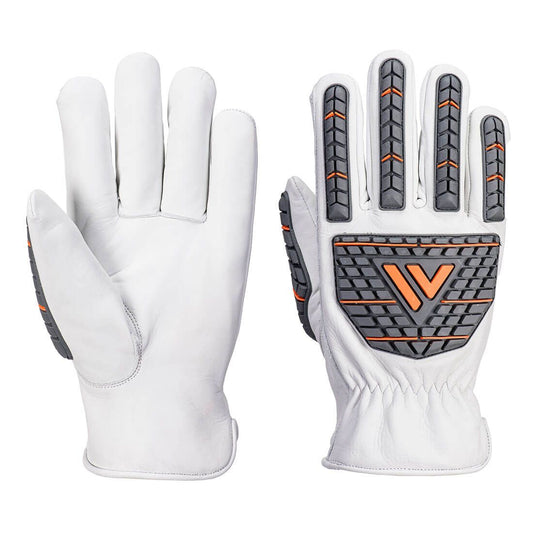 Impact Driver Glove (Unlined), L, R, White