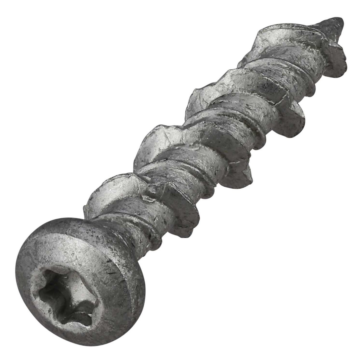 Orbix 6.5mm x 32mm Wall Bite Fire Rated Fixing Screw Chrome ( Pack of 100)