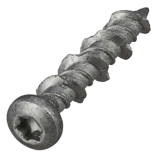 Orbix 6.5mm x 32mm Wall Bite Fire Rated Fixing Screw Chrome ( Pack of 100)