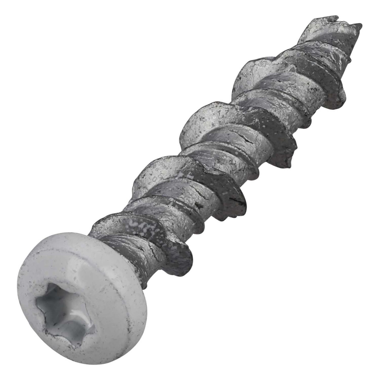 Orbix 6.5mm x 32mm Wall Bite Fire Rated Fixing Screw White (Pack of 100)