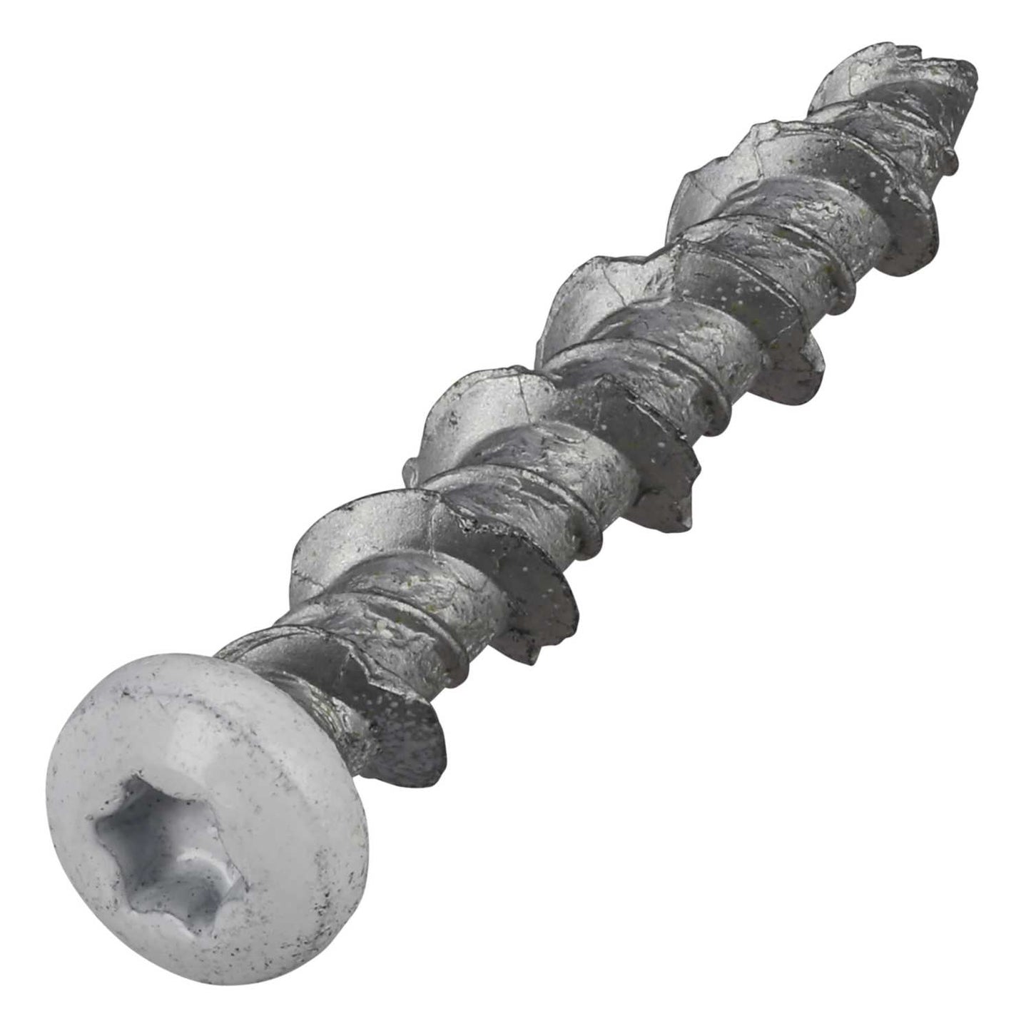 Orbix 6.5mm x 38mm Wall Bite Fire Rated Fixing Screw White (Pack of 75)