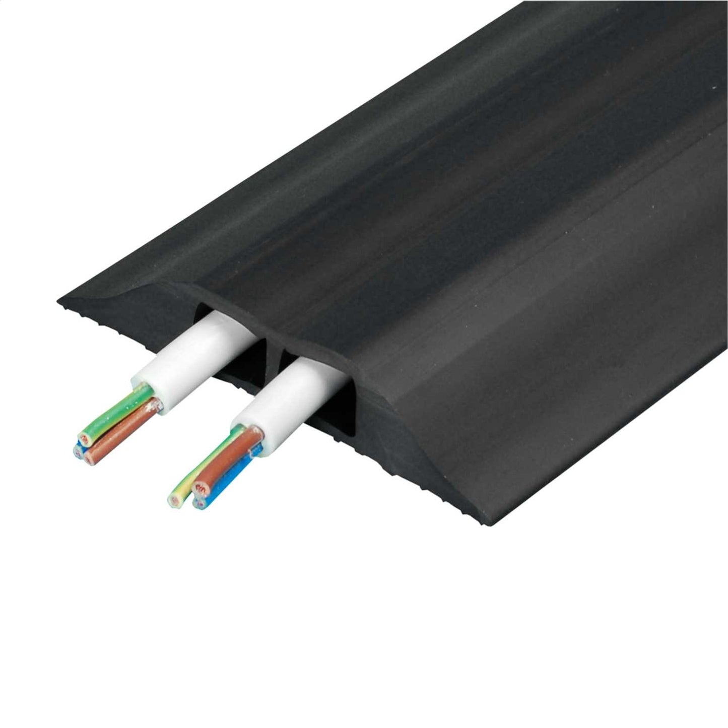 Osmor Combi 2 Channel Cable Protector Black (9m Reel)