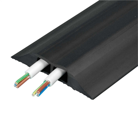 Osmor Combi 2 Channel Cable Protector Black (9m Reel)
