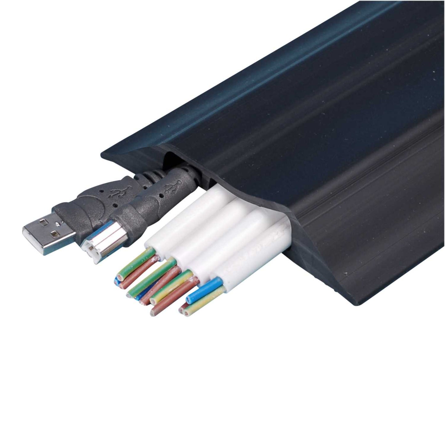 Osmor Comnet 2 Channel Cable Protector Black (9m Reel)