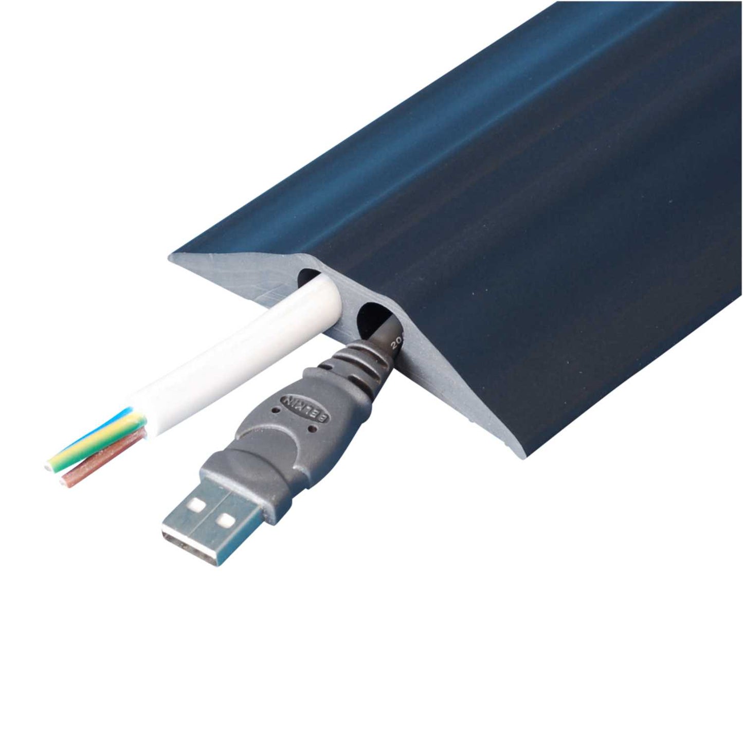 Osmor Two Hole Cable Protector Black (9m Reel)