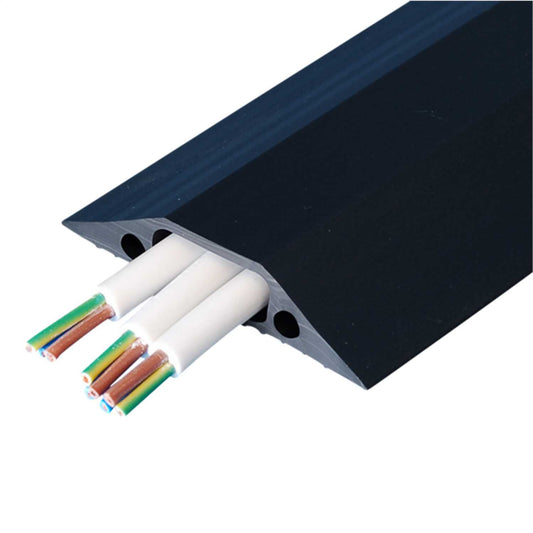 Osmor One Hole Multi Cable Protector Black (9m Reel)