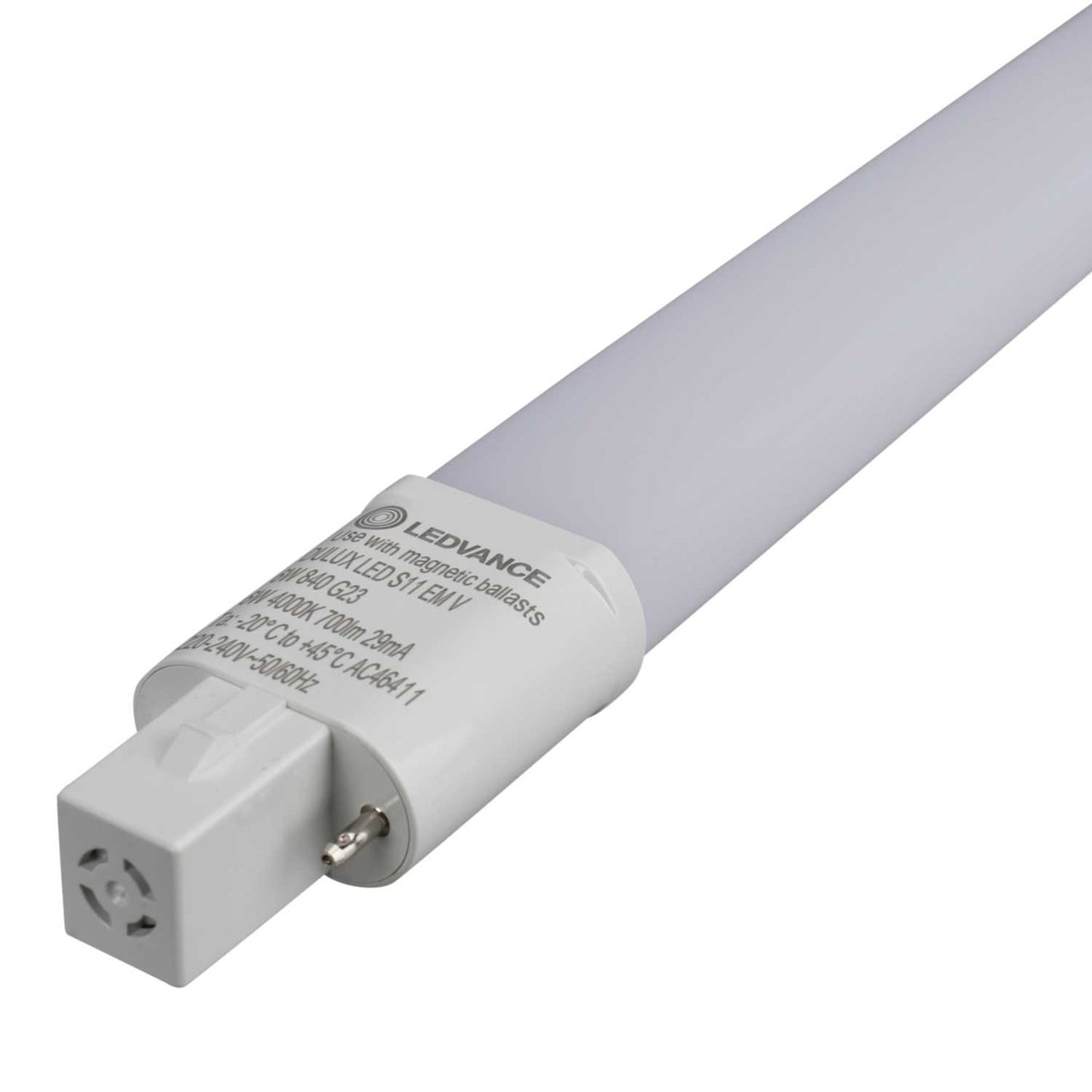 Ledvance Dulux 6W G23 LED 2 Pin Non Dimmable Compact Lamp 4000K
