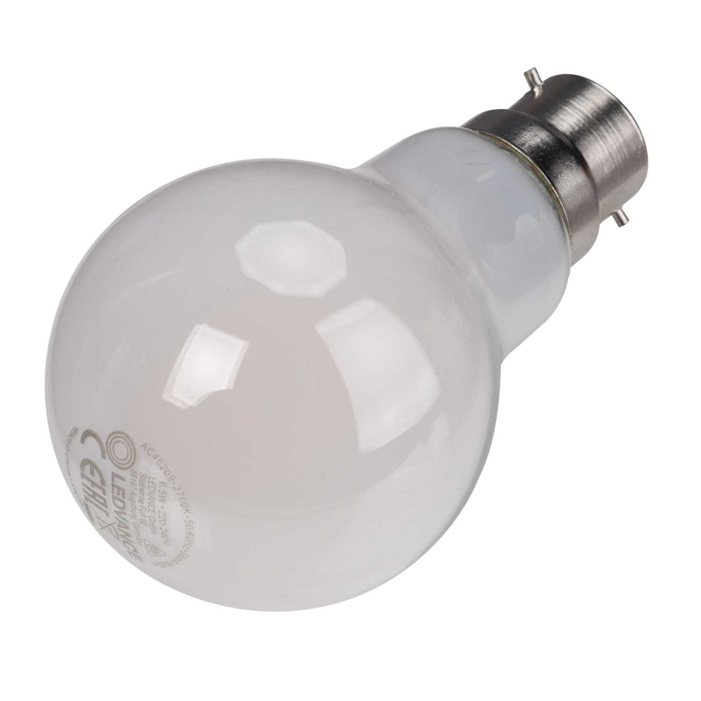 Ledvance Perfomance Class 6.5W BC LED Non Dimmable GLS Filament Lamp Opal 2700K