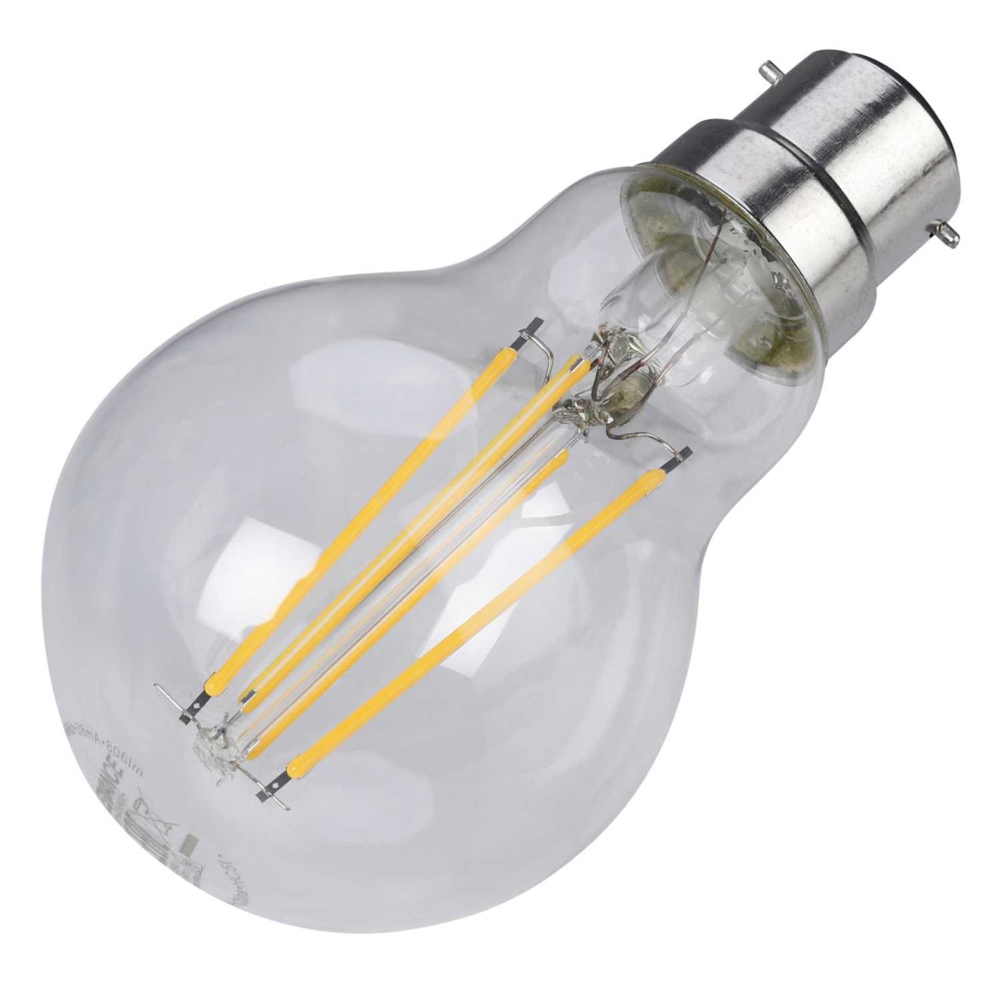 Ledvance Classic 5.9W BC LED Non Dimmable GLS Filament Lamp 2700K