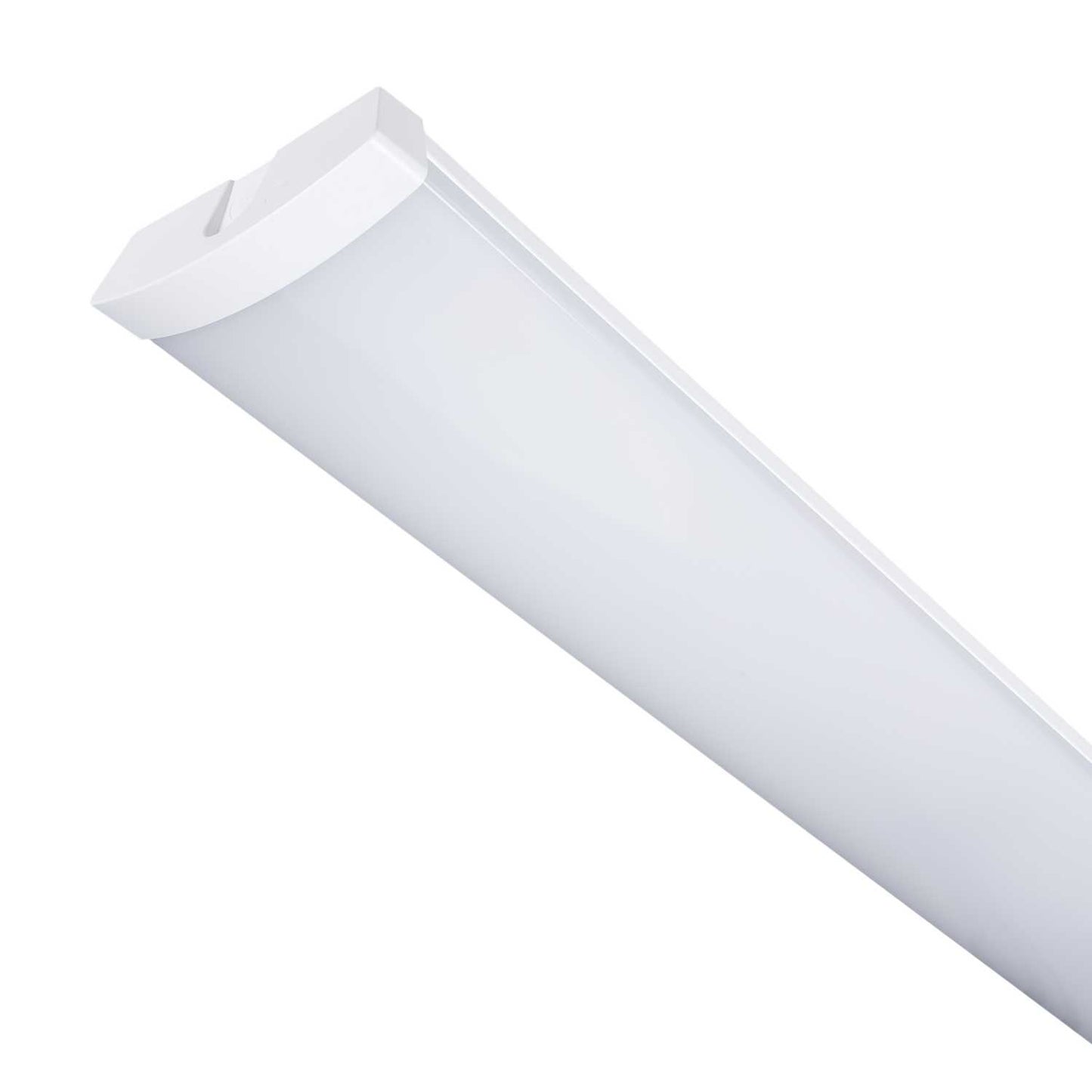 Ovia E-Lite 15W- 30W 4ft LED Tri-Colour Linear Batten Fitting with Microwave Sensor