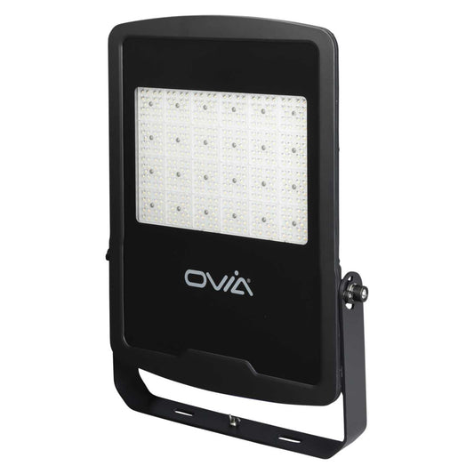 Ovia Inceptor Ace 300W LED Asymmetric Floodlight with Photocell Black 4000K