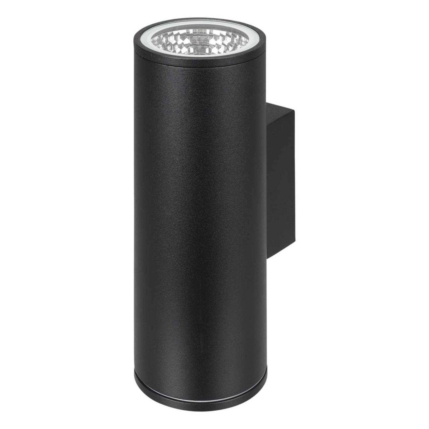 Ovia Verta 12W LED Cylindrical Up / Down Wall Light Black 4000K