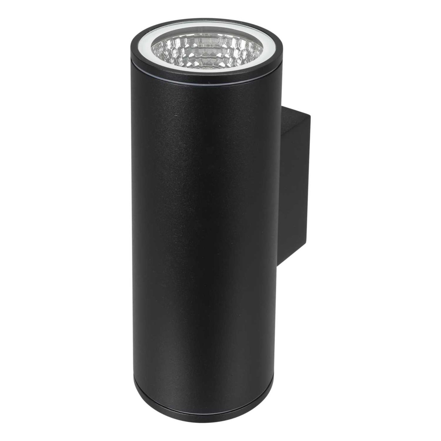 Ovia Verta 12W LED Cylindrical Up / Down Wall Light Black 3000K