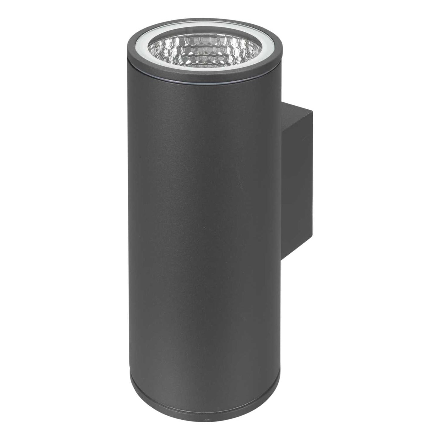 Ovia Verta 12W LED Cylindrical Up / Down Wall Light Grey 3000K