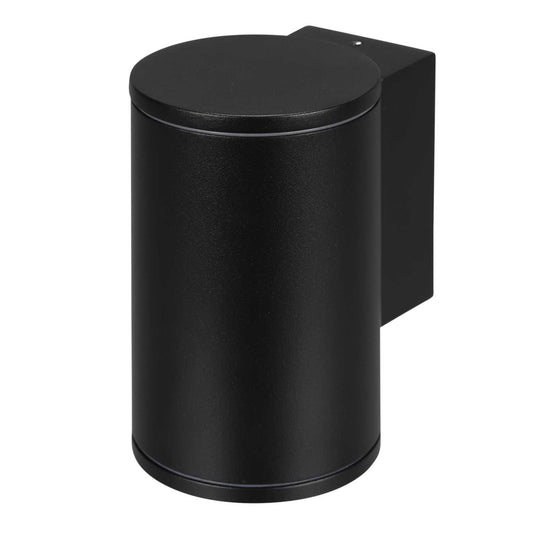 Ovia Verta 6W LED Cylindrical Up or Down Wall Light Black 3000K