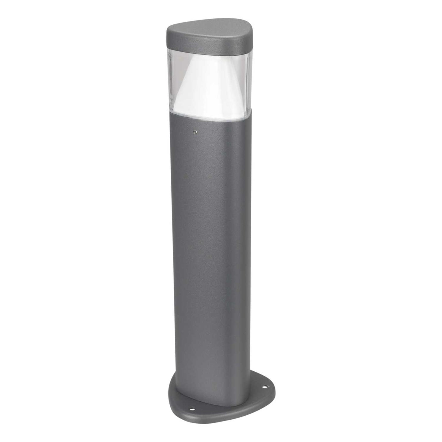 Ovia Tribus 7W LED Triangular Mini Bollard Grey 4000K