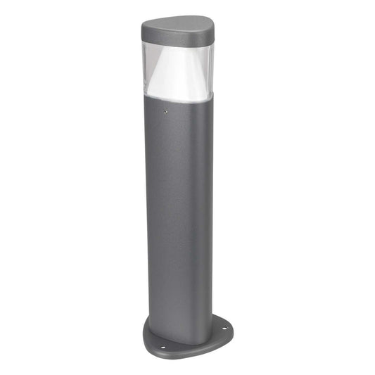 Ovia Tribus 7W LED Triangular Mini Bollard Grey 4000K