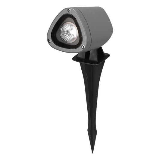 Ovia Spear 7W LED Ground Spike Light Grey 3000K