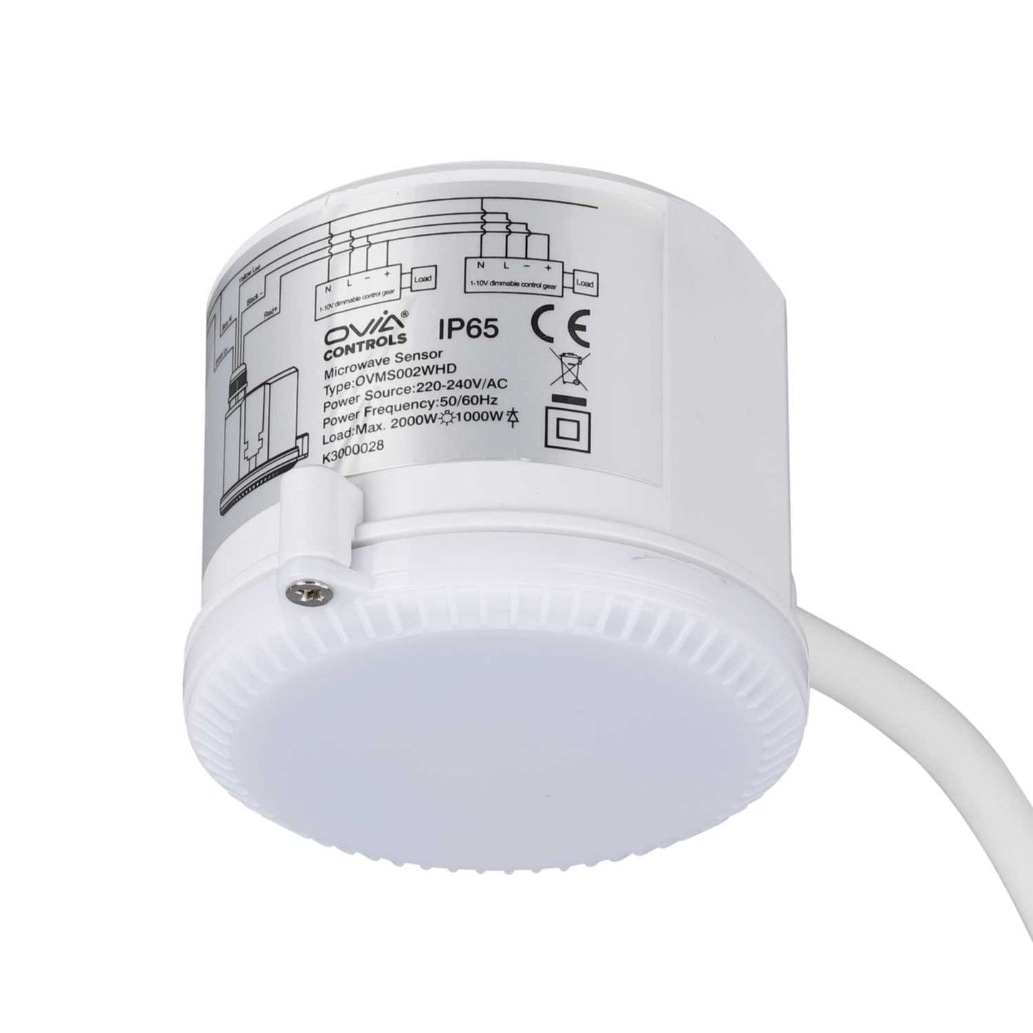 Ovia Inceptor 360° 1-10V Dimmable Surface Mounted Microwave Sensor