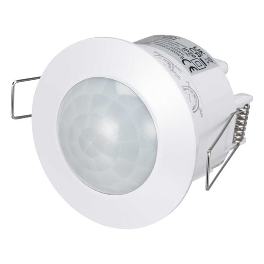 Ovia 360° Recessed Flush PIR Sensor IP20 White