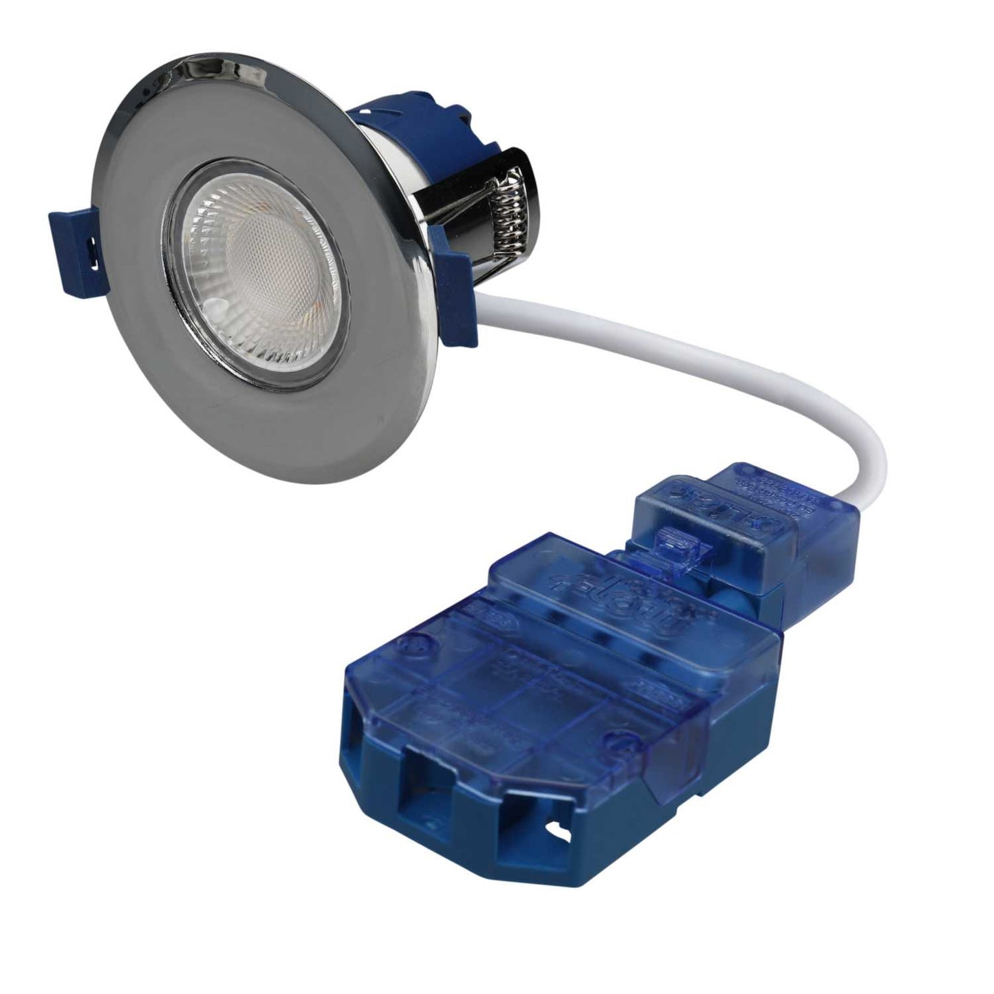 Ovia Inceptor Milli 4W / 6.4W LED Fire Rated Tri-Colour Dimmable Downlight Chrome