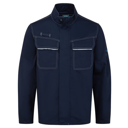 Bizweld Work FR Jacket , 4XL, R, Navy