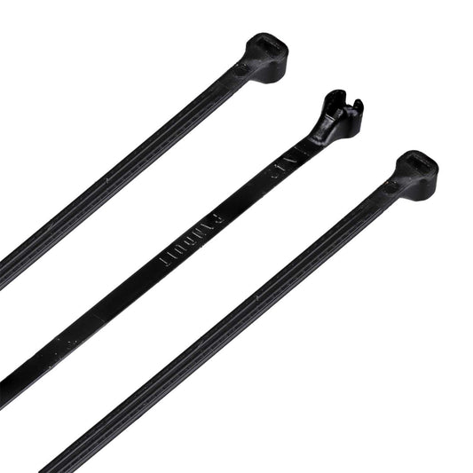 Panduit 160mm x 2.5mm Dome Top Cable Ties Black (Pack of 100)