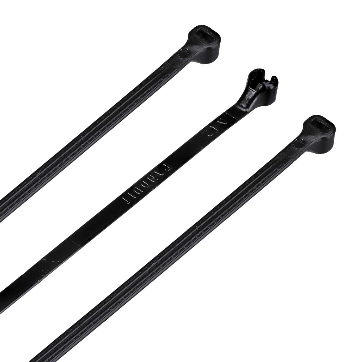 Panduit 100mm x 2.5mm Dome Top Cable Ties Black (Pack of 100)