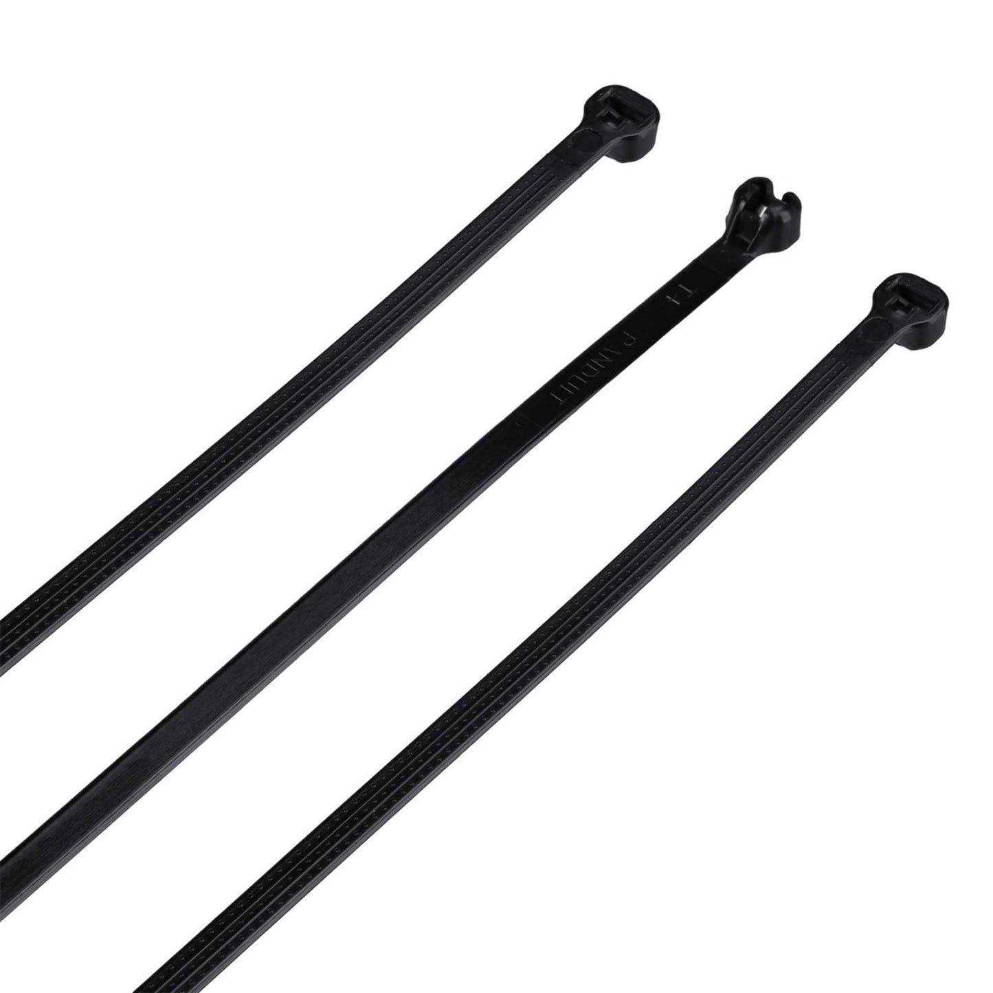 Panduit 300mm x 4.8mm Dome Top Cable Ties Black (Pack of 100)