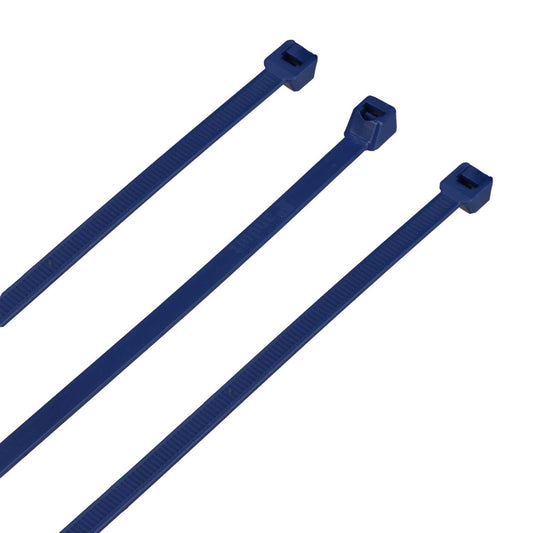 Panduit 366mm x 4.8mm Metal Detectable Cable Ties Dark Blue (Pack of 100)