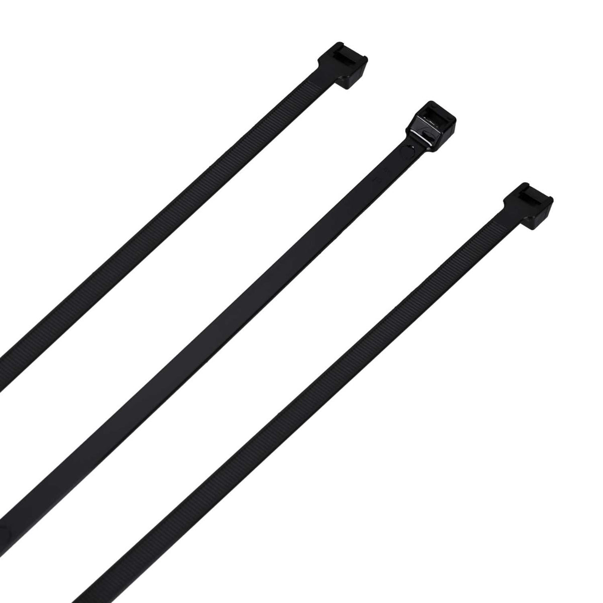 Panduit 627mm x 7.6mm Solar Cable Ties Black (Pack of 100)