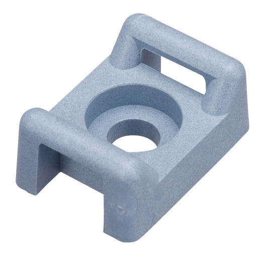 Panduit 22.1mm x 15.5mm Metal Detectable Cable Tie Mount Light Blue (Pack of 100)