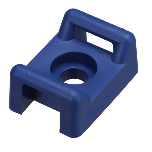 Panduit 22mm x 15.6mm Metal Detectable Cable Tie Mount Dark Blue (Pack of 100)