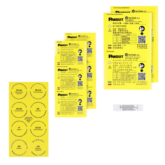 Panduit VeriSafe 2.0 AVT Faceplate and Instruction Labels