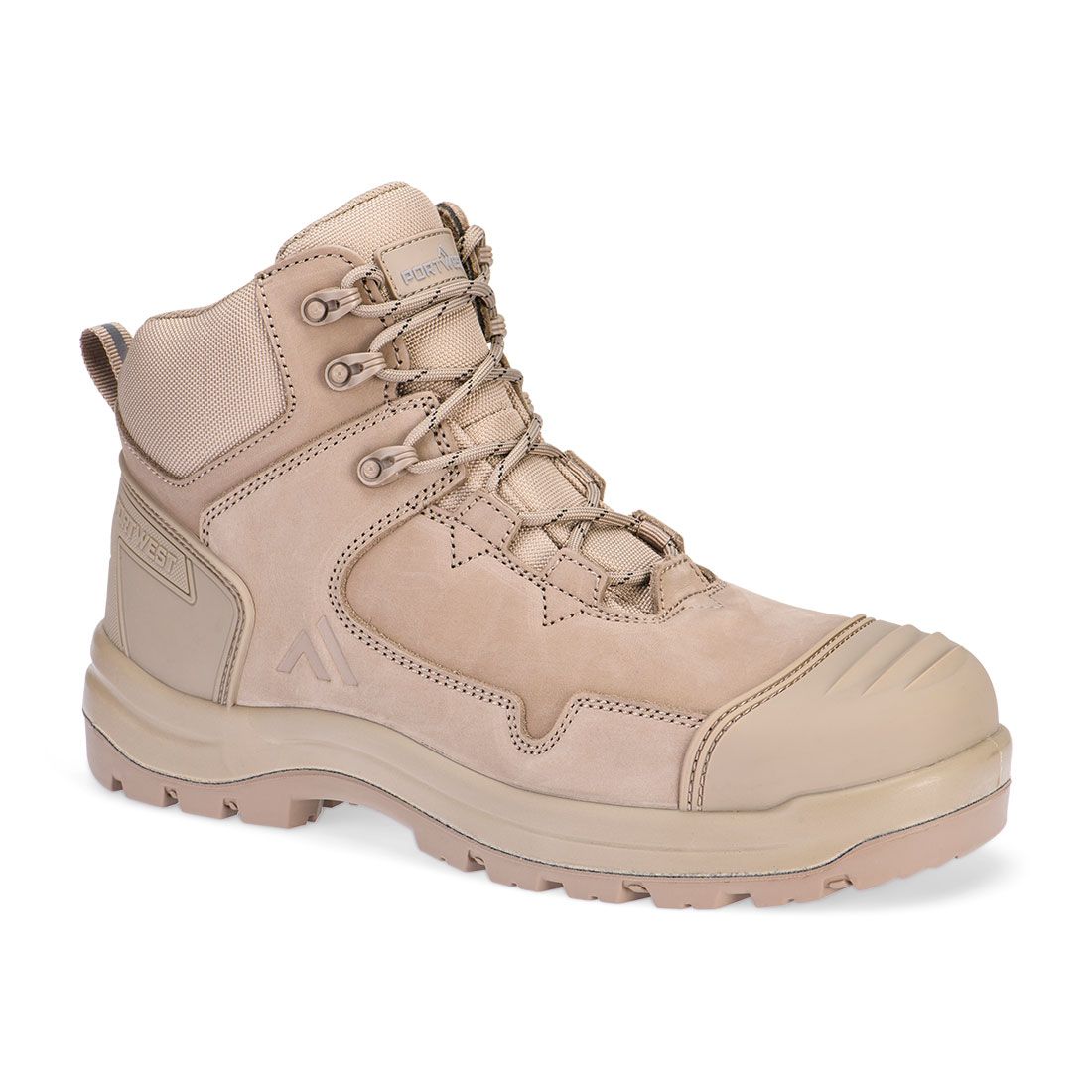 Wheat Apex Composite Mid Boot S3S HRO SR, 36, R, Stone