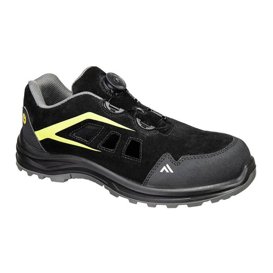 Composite Sandal S1 ESD SR FO, 35, , Black/Green