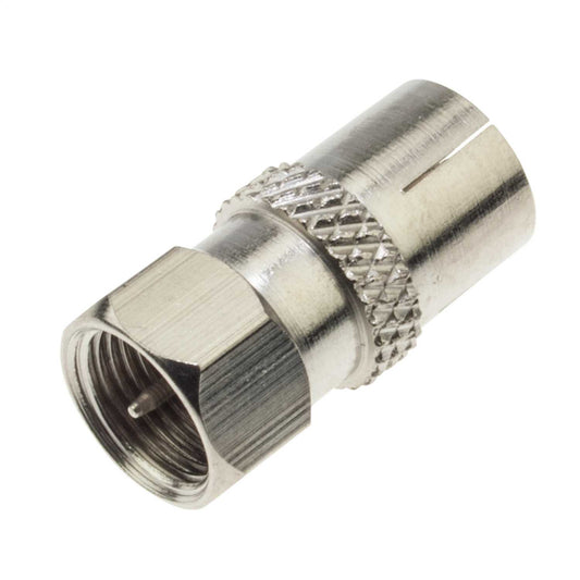 All Metal F to Coaxial Adaptor (Sold in 1's)