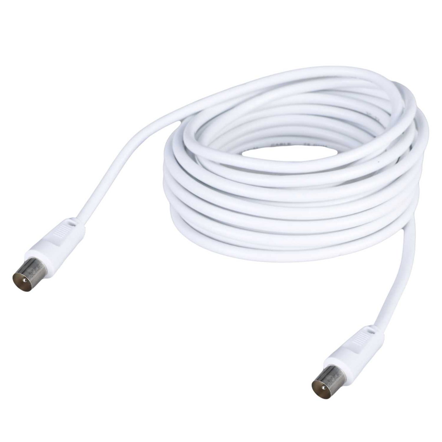 Philex 10m TV Lead Plug to Plug White