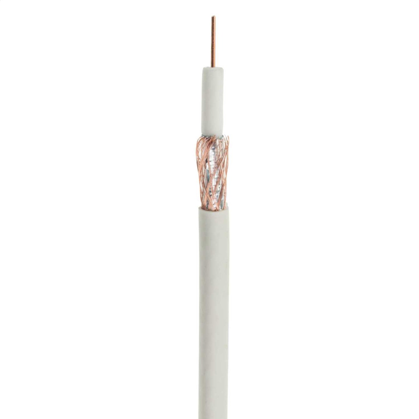 Philex RG6 Foam Filled Satellite Cable White (100m Drum)
