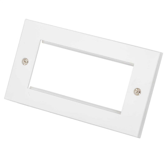 Philex 2 Gang 4 Module Face Plate