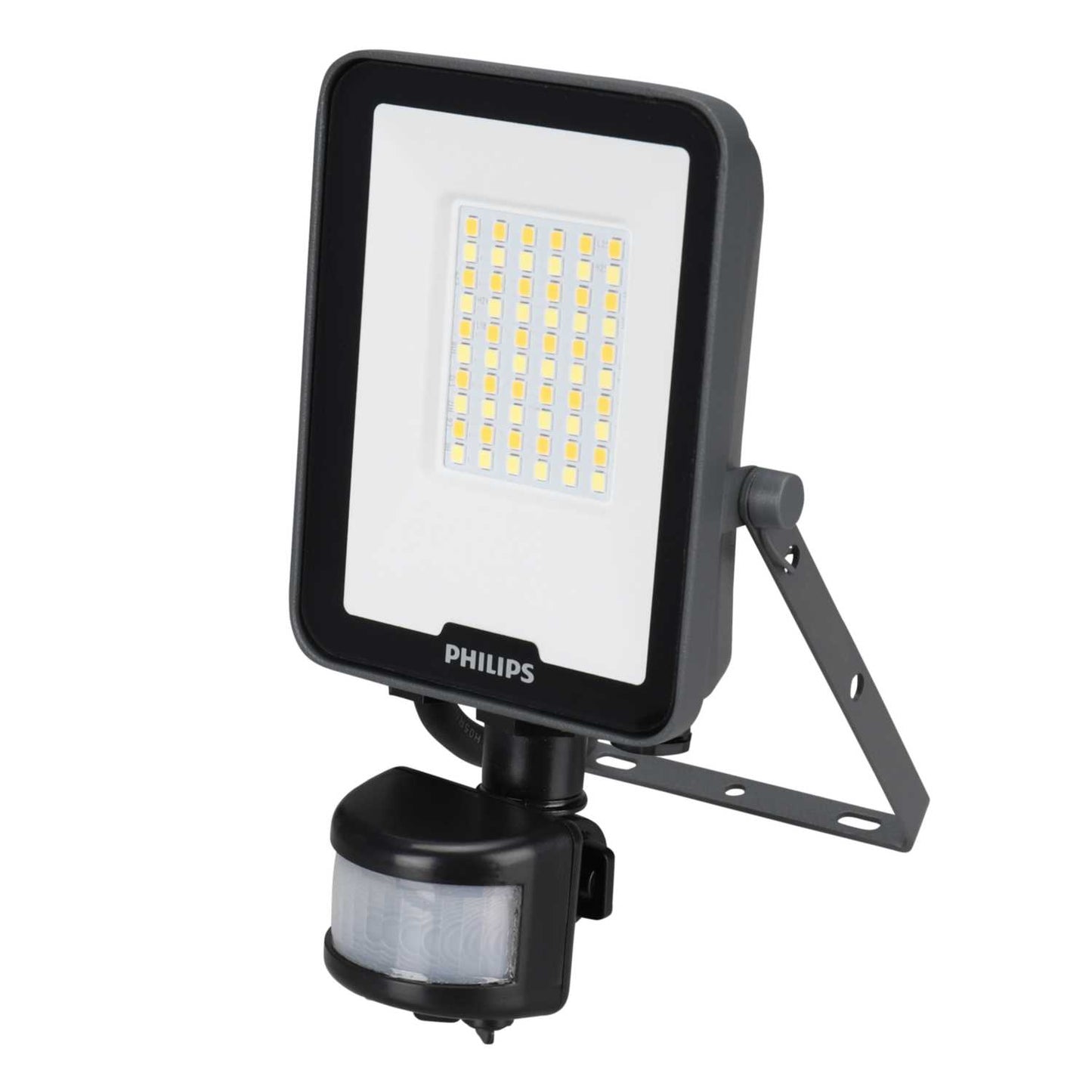 Philips Ledinaire All-in 20W LED Tri-Colour Floodlight with PIR Black
