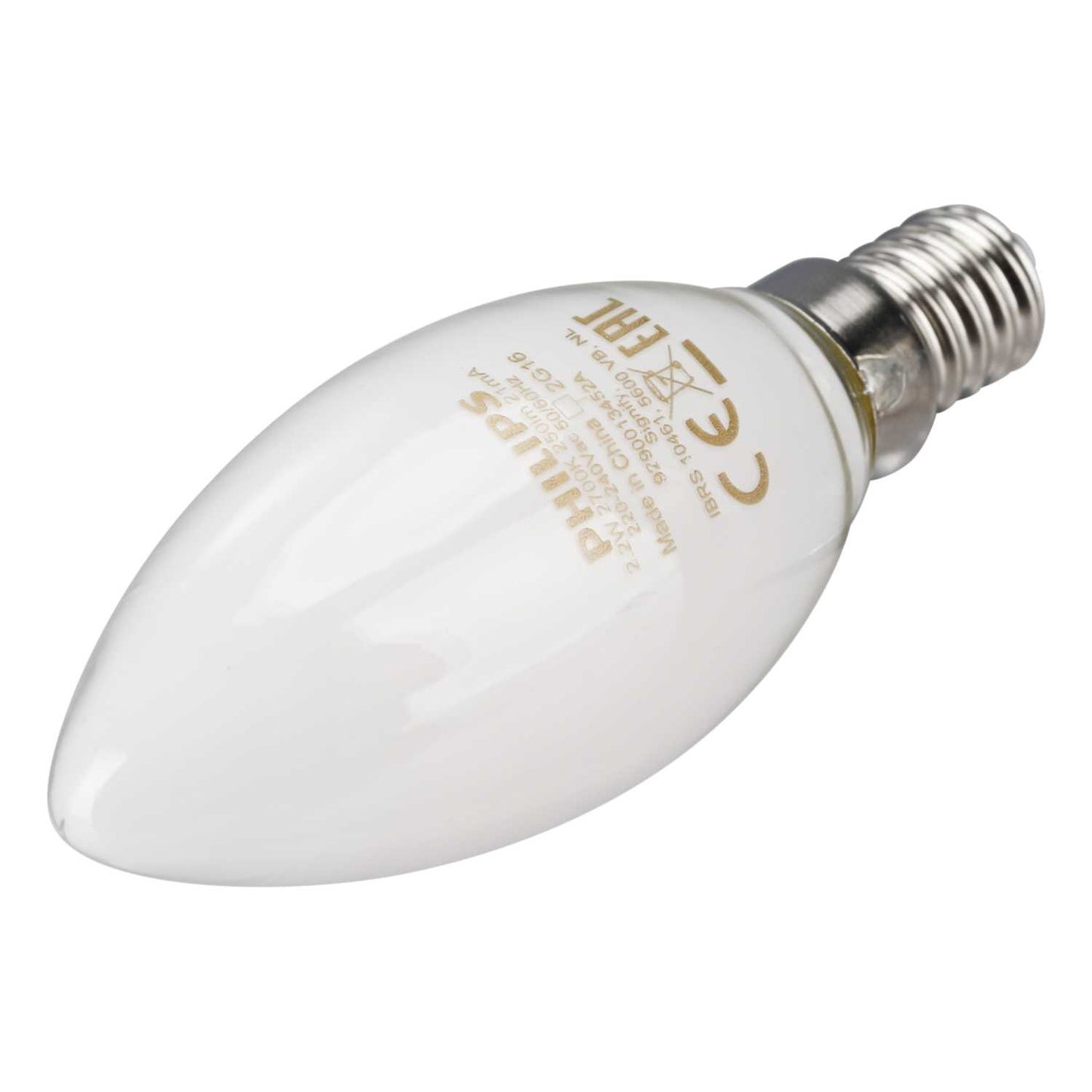 Philips CorePro 2.2W SES LED Non Dimmable Candle Lamp Opal 2700K