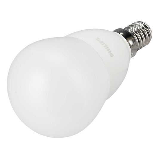 Philips CorePro Lustre 7W SES LED Non Dimmable Golf Ball Lamp Opal 2700K